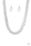 Paparazzi Necklace - Put It On Ice - Silver