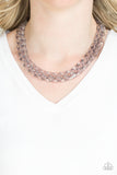 Paparazzi Necklace - Put It On Ice - Silver