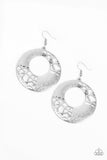 Paparazzi Earring - Shattered Shimmer - Silver