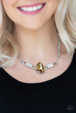 Paparazzi Necklace - Way To Make An Entrance - Brown