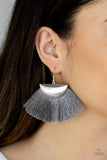 Paparazzi Earring - Fox Trap - Silver