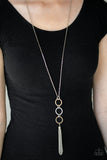 Paparazzi Necklace - Diva In Diamonds - Brown