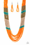 Paparazzi Necklace - Rio Roamer - Orange