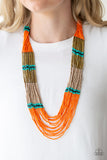 Paparazzi Necklace - Rio Roamer - Orange