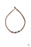 Paparazzi Necklace - The Great ALP - Brown
