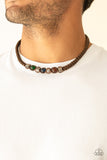 Paparazzi Necklace - The Great ALP - Brown