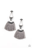 Paparazzi Earring - Puma Prowl - Silver