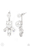 Paparazzi Earring - Extra Elite - White