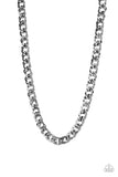 Paparazzi Necklace - Undefeated - Black