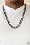 Paparazzi Necklace - Undefeated - Black