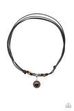 Paparazzi Necklace - Tiki Thunder - Black