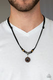 Paparazzi Necklace - Tiki Thunder - Black