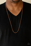 Paparazzi Necklace - Covert Operation - Copper