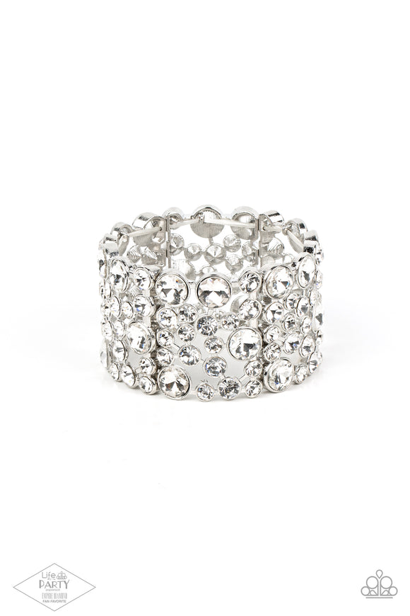 Paparazzi Zi Bracelet - One Up - White