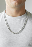 Paparazzi Necklace - Big Win - Silver