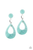 Paparazzi Earring - Beach Oasis - Blue