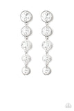 Paparazzi Earring - Drippin In Starlight - White
