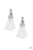 Paparazzi Earring - Taj Mahal Tourist - White