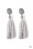 Paparazzi Earring - Va Va PLUME - Silver