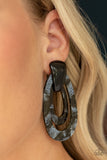 Paparazzi Earring - The HAUTE Zone - Black