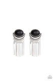 Paparazzi Earring - Monsoon Season - Black