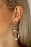Paparazzi Earring - Metro Bliss - Black