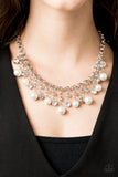 Paparazzi Necklace - HEIR-headed - White