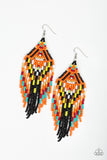 Paparazzi Earring - Boho Blast - Black