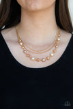 Paparazzi Necklace - Tour de Demure - Gold