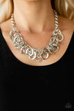 Paparazzi Necklace - Ringing In The Bling - Silver