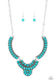 Paparazzi Necklace - Omega Oasis - Blue
