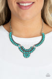 Paparazzi Necklace - Omega Oasis - Blue