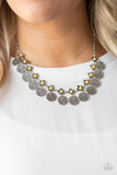 Paparazzi Necklace - Mandala Movement - Yellow