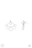 Paparazzi Earring - Completely Surrounded - Silver