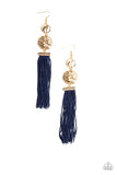 Paparazzi Earring - Lotus Gardens - Blue