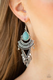 Paparazzi Earring - Vintage Vagabond - Blue