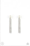 Paparazzi Earring - Rebel Refinement - White