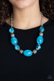 Paparazzi Necklace - Ice Melt - Blue