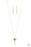 Paparazzi Necklace - The Keynoter - Gold