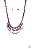 Paparazzi Necklace - Miss Majestic - Purple
