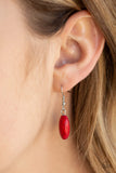 Paparazzi Necklace - Island Queen - Red