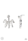 Paparazzi Earring - Stunningly Striking - White