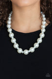 Paparazzi Necklace - Uptown Heiress - White