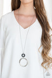 Paparazzi Necklace - Optical Illusion - Black
