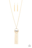 Paparazzi Necklace - Terra Tassel - Gold
