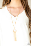 Paparazzi Necklace - Terra Tassel - Gold