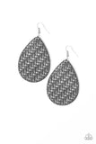 Paparazzi Earring - Teardrop Trend - Silver