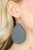 Paparazzi Earring - Teardrop Trend - Silver