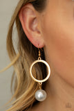 Paparazzi Earring - SoHo Solo - Gold