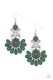 Paparazzi Earring - Paradise Parlor - Green